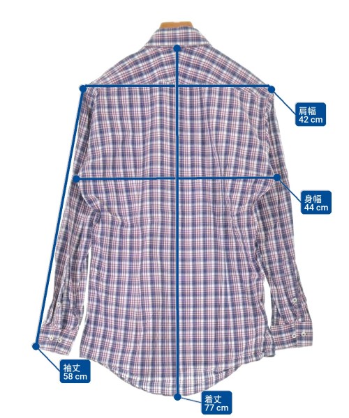 BURBERRY BLACK LABEL（バーバリーブラックレーベル）カジュアルシャツ 紺 サイズ:39(M位) メンズ/2200635504043