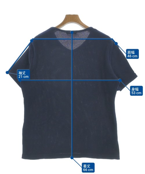 BURBERRY BLACK LABEL（バーバリーブラックレーベル）Tシャツ・カットソー 紺 サイズ:3(L位) メンズ/2200635288073