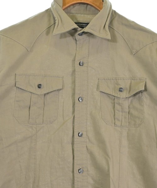 BURBERRY BLACK LABEL（バーバリーブラックレーベル）カジュアルシャツ カーキ サイズ:2(M位) メンズ/2200627370076