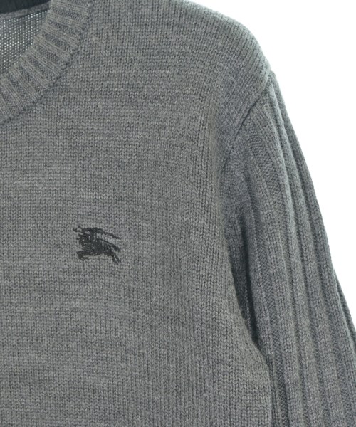 BURBERRY BLACK LABEL（バーバリーブラックレーベル）ニット・セーター グレー サイズ:2(M位) メンズ/2200617140030