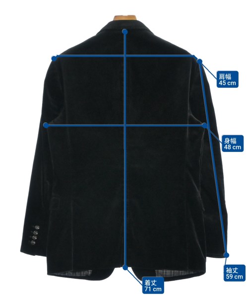 BURBERRY BLACK LABEL（バーバリーブラックレーベル）カジュアルジャケット 黒 サイズ:M メンズ/2200627993039