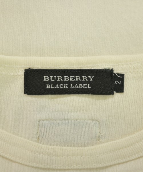 BURBERRY BLACK LABEL（バーバリーブラックレーベル）Tシャツ・カットソー 白 サイズ:2(M位) メンズ/2200620272087