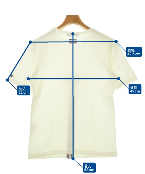 BURBERRY BLACK LABEL（バーバリーブラックレーベル）Tシャツ・カットソー 白 サイズ:2(M位) メンズ/2200620272087