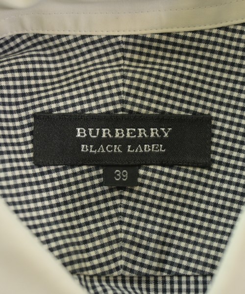 BURBERRY BLACK LABEL（バーバリーブラックレーベル）ドレスシャツ 黒 サイズ:39(M位) メンズ/2200620272124