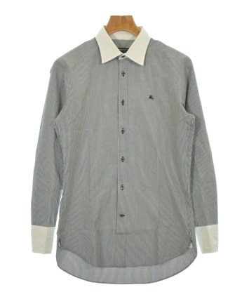 【交渉OK】【送料無料】バーバリーブラックレーベル サックスBD　ドレスシャツ　ポプリン　ビジネスシャツ　 本物 R 1029 bx 029389 BURBERRY BLACK LABEL（バーバリーブラックレーベル）ドレスシャツ 黒