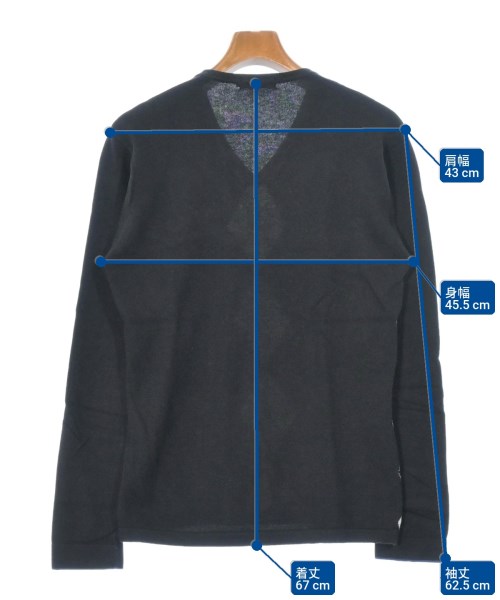 BURBERRY BLACK LABEL（バーバリーブラックレーベル）ニット・セーター 黒 サイズ:2(M位) メンズ/2200673095039