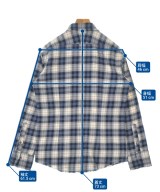 BURBERRY BLACK LABEL（バーバリーブラックレーベル）カジュアルシャツ 青 サイズ:2(M位) メンズ/2200695166052