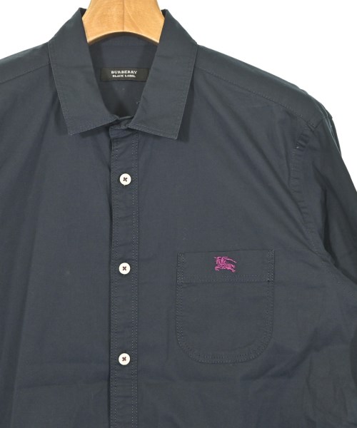 BURBERRY BLACK LABEL（バーバリーブラックレーベル）カジュアルシャツ 紺 サイズ:3(L位) メンズ/2200691822068