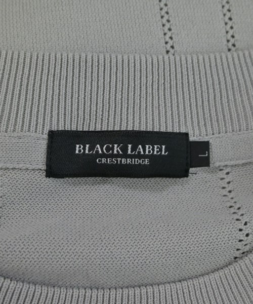BURBERRY BLACK LABEL（バーバリーブラックレーベル）ニット・セーター グレー サイズ:L メンズ/2200697643032
