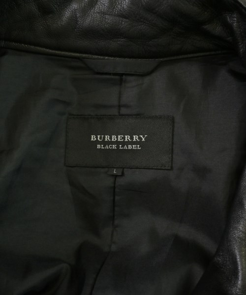 BURBERRY BLACK LABEL（バーバリーブラックレーベル）ライダース 黒 サイズ:L メンズ/2200695911010