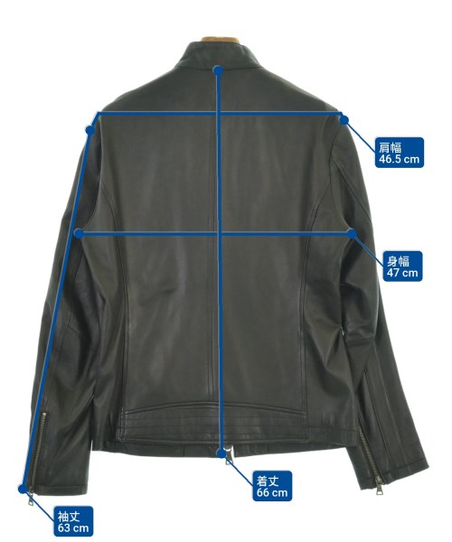 BURBERRY BLACK LABEL（バーバリーブラックレーベル）ライダース 黒 サイズ:L メンズ/2200695911010