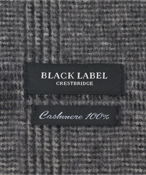 BURBERRY BLACK LABEL（バーバリーブラックレーベル）マフラー グレー サイズ:- メンズ/2200712344029