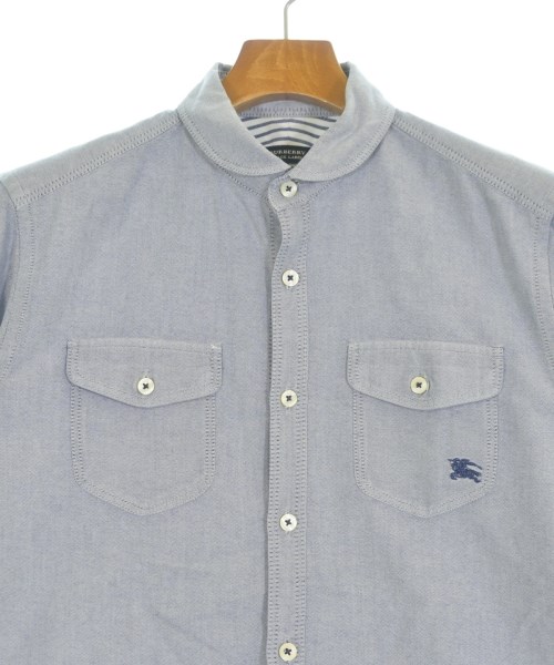 BURBERRY BLACK LABEL（バーバリーブラックレーベル）カジュアルシャツ 青 サイズ:2(M位) メンズ/2200718552091