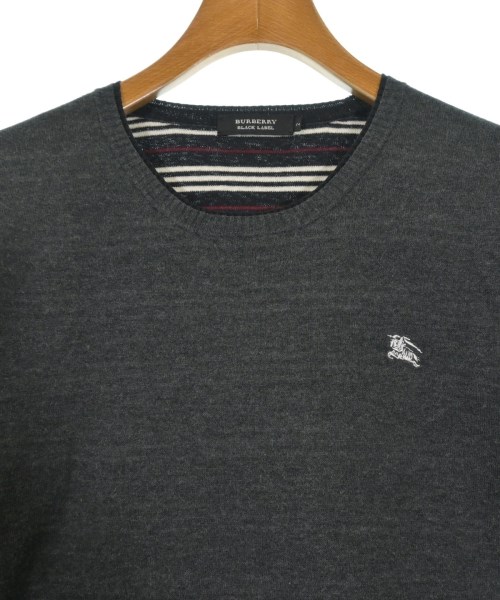 BURBERRY BLACK LABEL（バーバリーブラックレーベル）ニット・セーター グレー サイズ:2(M位) メンズ/2200648433040