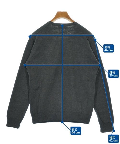 BURBERRY BLACK LABEL（バーバリーブラックレーベル）ニット・セーター グレー サイズ:2(M位) メンズ/2200648433040