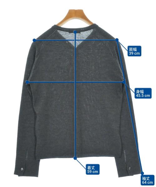 BURBERRY BLACK LABEL（バーバリーブラックレーベル）カーディガン グレー サイズ:2(M位) メンズ/2200648474036