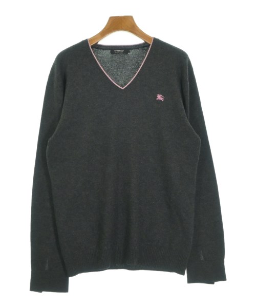 BURBERRY BLACK LABEL(バーバリーブラックレーベル)ニット・セーター グレー サイズ:2(M位)/2200651746014