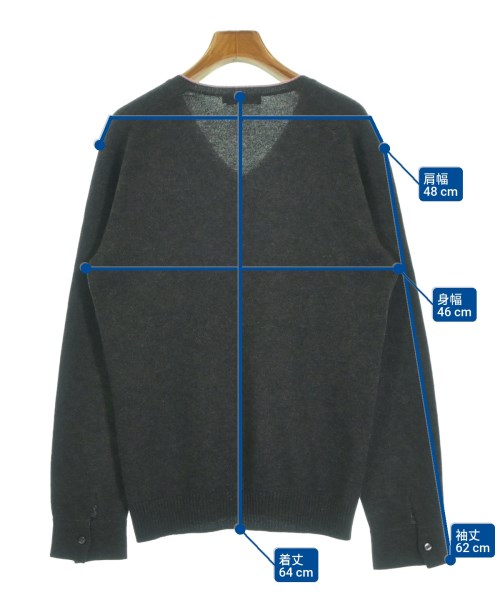 BURBERRY BLACK LABEL（バーバリーブラックレーベル）ニット・セーター グレー サイズ:2(M位) メンズ/2200651746014