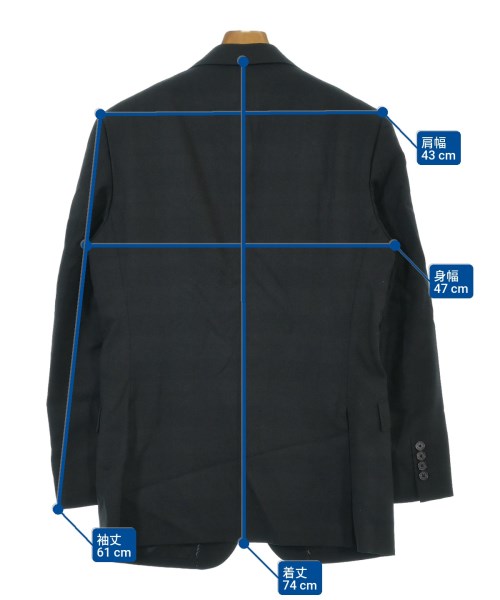 BURBERRY BLACK LABEL（バーバリーブラックレーベル）ビジネス 黒 サイズ:38/38(S位) メンズ/2200634241239