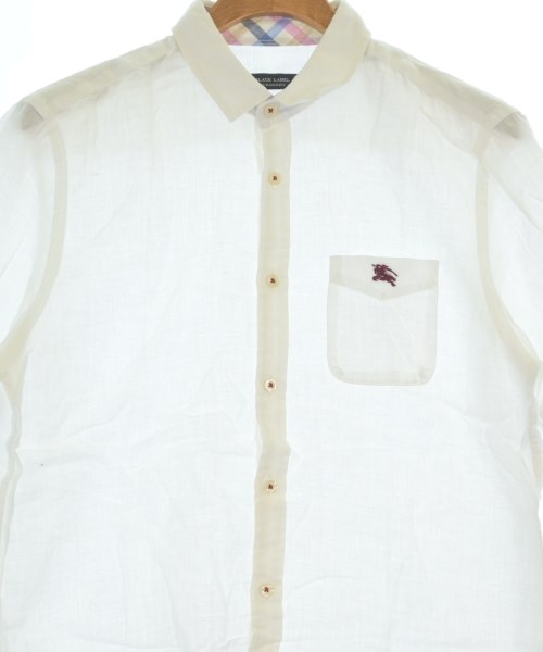 BURBERRY BLACK LABEL（バーバリーブラックレーベル）カジュアルシャツ 白 サイズ:3(L位) メンズ/2200653583174