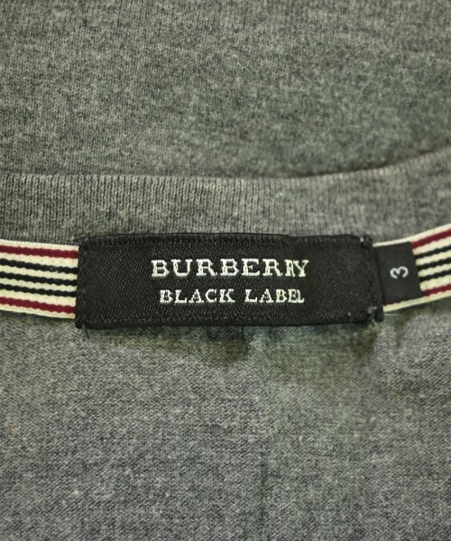 BURBERRY BLACK LABEL（バーバリーブラックレーベル）Tシャツ・カットソー グレー サイズ:3(L位) メンズ/2200702523021