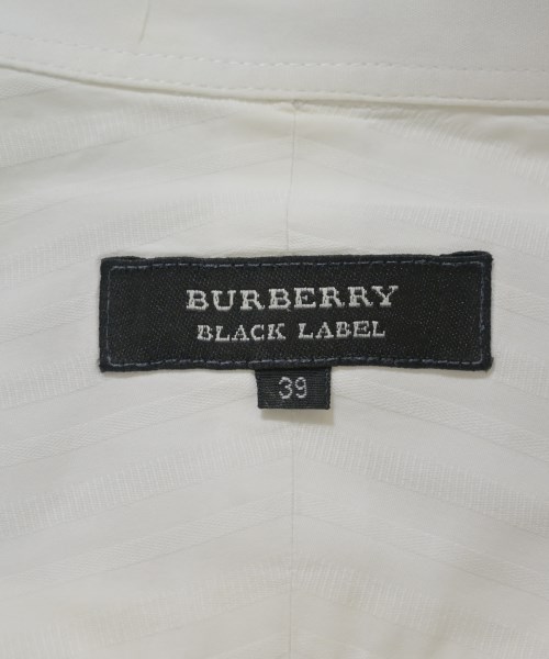 BURBERRY BLACK LABEL（バーバリーブラックレーベル）ドレスシャツ 白 サイズ:39(M位) メンズ/2200707035086