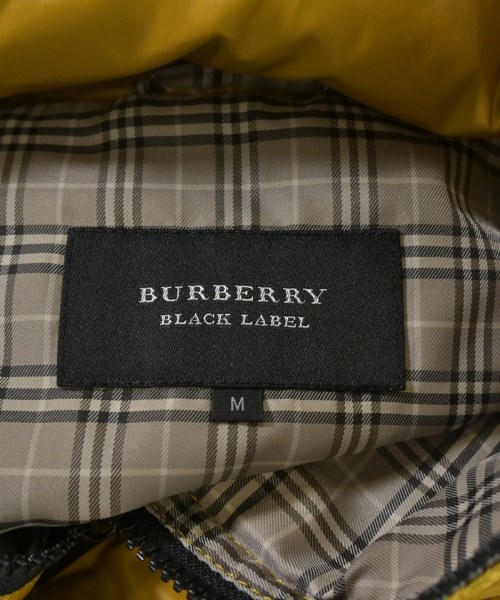 BURBERRY BLACK LABEL（バーバリーブラックレーベル）ダウンジャケット/ダウンベスト 黄 サイズ:M メンズ/2200706185089