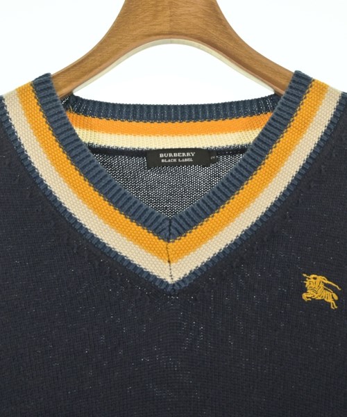 BURBERRY BLACK LABEL（バーバリーブラックレーベル）ニット・セーター 紺 サイズ:2(M位) メンズ/2200666469083