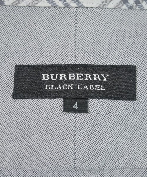 BURBERRY BLACK LABEL（バーバリーブラックレーベル）カジュアルシャツ グレー サイズ:4(XL位) メンズ/2200663236305