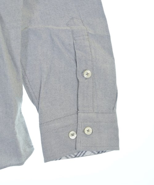 BURBERRY BLACK LABEL（バーバリーブラックレーベル）カジュアルシャツ グレー サイズ:4(XL位) メンズ/2200663236305