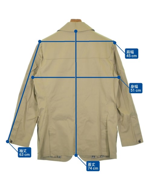 BURBERRY BLACK LABEL（バーバリーブラックレーベル）ステンカラーコート ベージュ サイズ:L メンズ/2200672407024