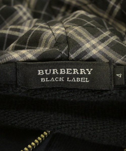 BURBERRY BLACK LABEL（バーバリーブラックレーベル）パーカー 黒 サイズ:4(XL位) メンズ/2200721797083