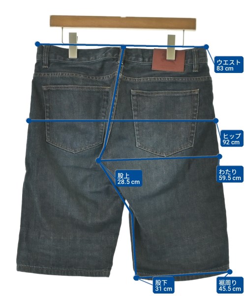 BURBERRY BLACK LABEL（バーバリーブラックレーベル）ショートパンツ 紺 サイズ:79(M位) メンズ/2200728254060