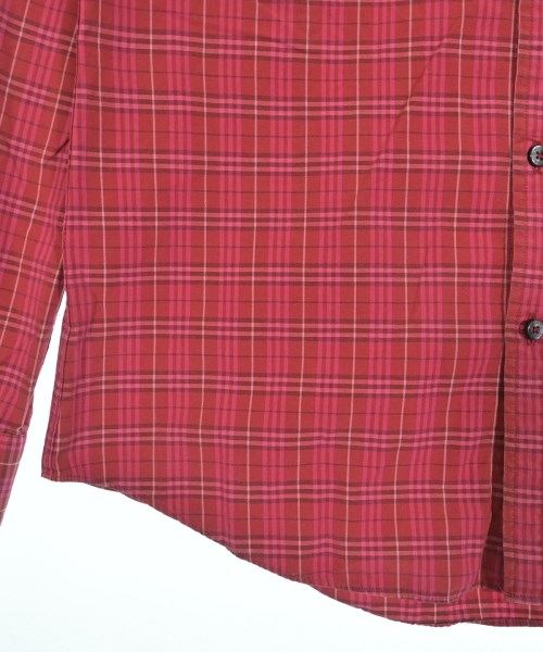 BURBERRY BLACK LABEL（バーバリーブラックレーベル）カジュアルシャツ 赤 サイズ:2(M位) メンズ/2200732658021