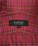 BURBERRY BLACK LABEL（バーバリーブラックレーベル）カジュアルシャツ 赤 サイズ:2(M位) メンズ/2200732658021