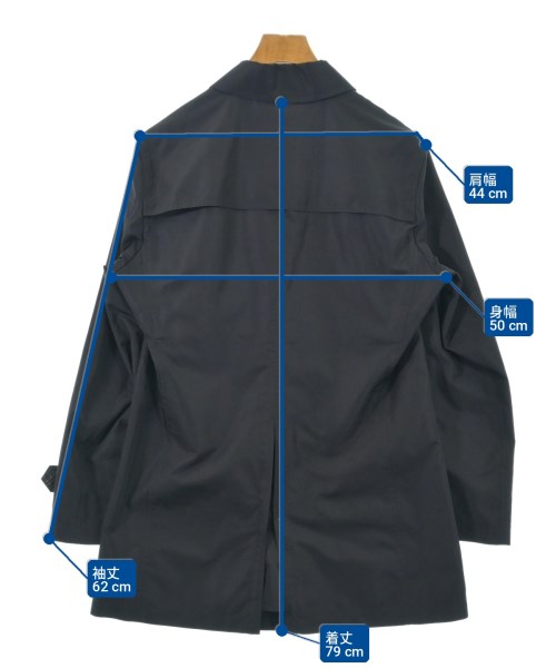BURBERRY BLACK LABEL（バーバリーブラックレーベル）ステンカラーコート 紺 サイズ:M メンズ/2200733871016