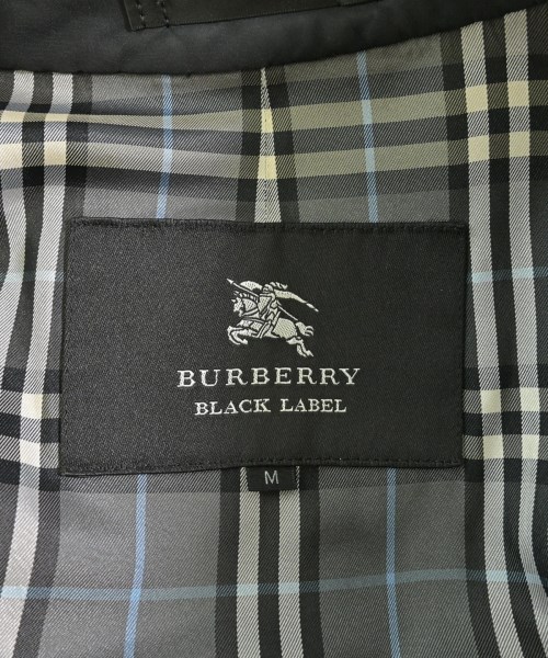BURBERRY BLACK LABEL（バーバリーブラックレーベル）ステンカラーコート 黒 サイズ:M メンズ/2200720879018