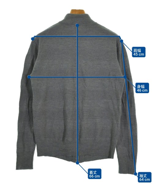 BURBERRY BLACK LABEL（バーバリーブラックレーベル）カーディガン グレー サイズ:4(XL位) メンズ/2200713658033