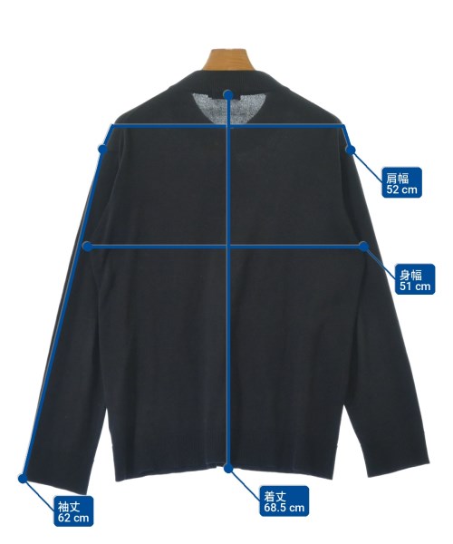 BURBERRY BLACK LABEL（バーバリーブラックレーベル）カーディガン 黒 サイズ:3(L位) メンズ/2200716565086