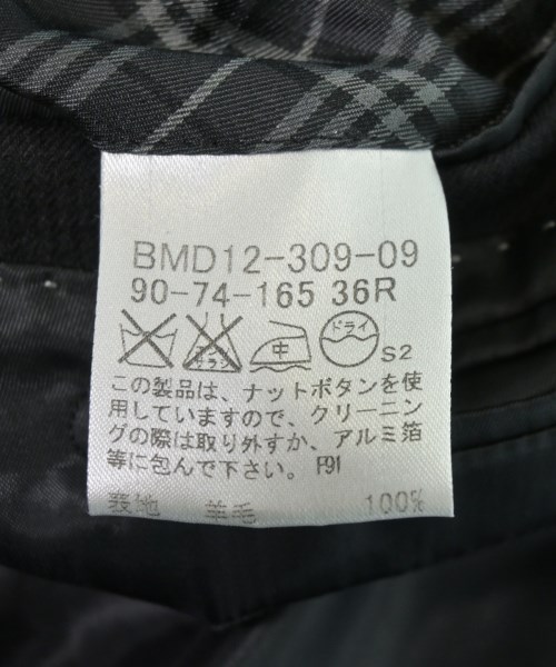 BURBERRY BLACK LABEL（バーバリーブラックレーベル）ビジネス 黒 サイズ:36/36(XS位) メンズ/2200721496184