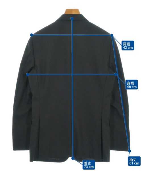 BURBERRY BLACK LABEL（バーバリーブラックレーベル）ビジネス 黒 サイズ:36/36(XS位) メンズ/2200721496184