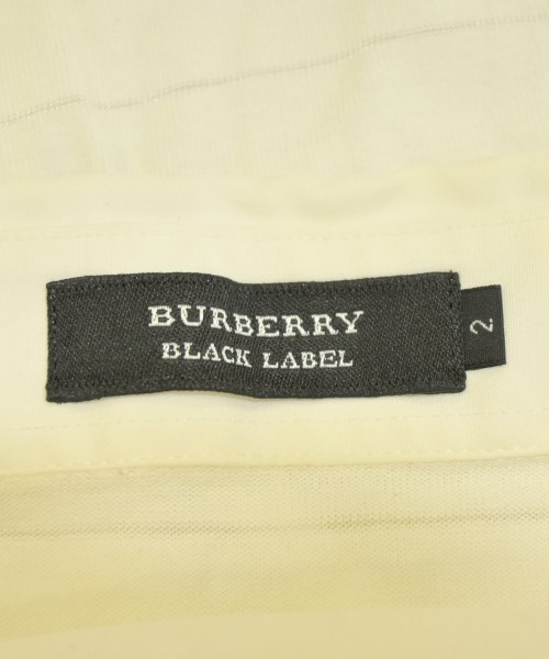 BURBERRY BLACK LABEL（バーバリーブラックレーベル）ポロシャツ 白 サイズ:2(M位) メンズ/2200684652016