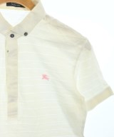 BURBERRY BLACK LABEL（バーバリーブラックレーベル）ポロシャツ 白 サイズ:2(M位) メンズ/2200684652016