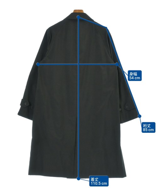BURBERRY BLACK LABEL（バーバリーブラックレーベル）ステンカラーコート 黒 サイズ:M メンズ/2200686575047