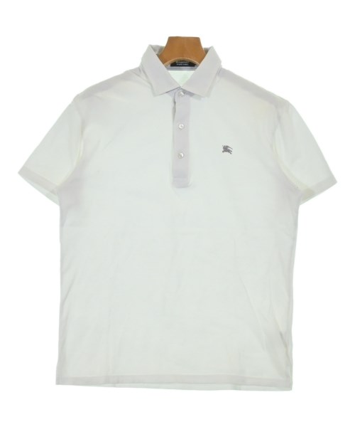 BURBERRY BLACK LABEL(バーバリーブラックレーベル)ポロシャツ 白 サイズ:3(L位)/2200686575108