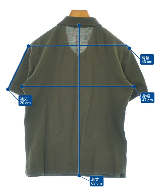 BURBERRY BLACK LABEL（バーバリーブラックレーベル）ポロシャツ カーキ サイズ:2(M位) メンズ/2200684039022