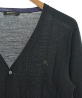 BURBERRY BLACK LABEL（バーバリーブラックレーベル）カーディガン 黒 サイズ:3(L位) メンズ/2200684039084