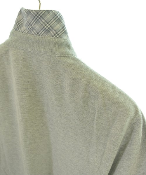 BURBERRY BLACK LABEL（バーバリーブラックレーベル）ポロシャツ グレー サイズ:3(L位) メンズ/2200682494038