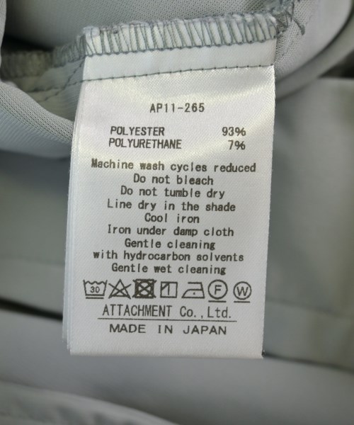 ATTACHMENT（アタッチメント）スラックス グレー サイズ:2(M位) メンズ/2200555159026