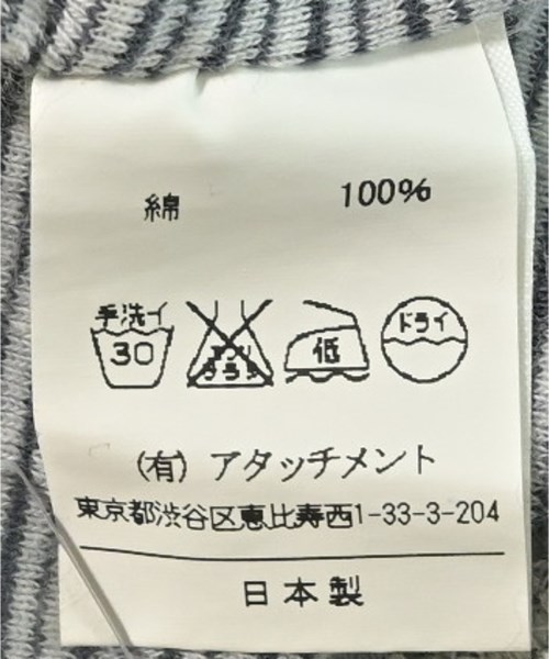 ATTACHMENT（アタッチメント）Tシャツ・カットソー グレー サイズ:1(S位) メンズ/2200557015146